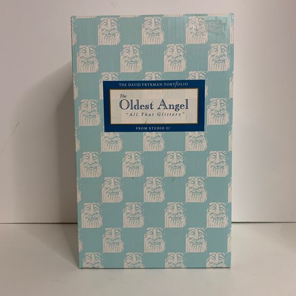 David Frykman Angel on Piano Musical Figurine Oldest Angel Collection 1999 - Picture 7 of 8